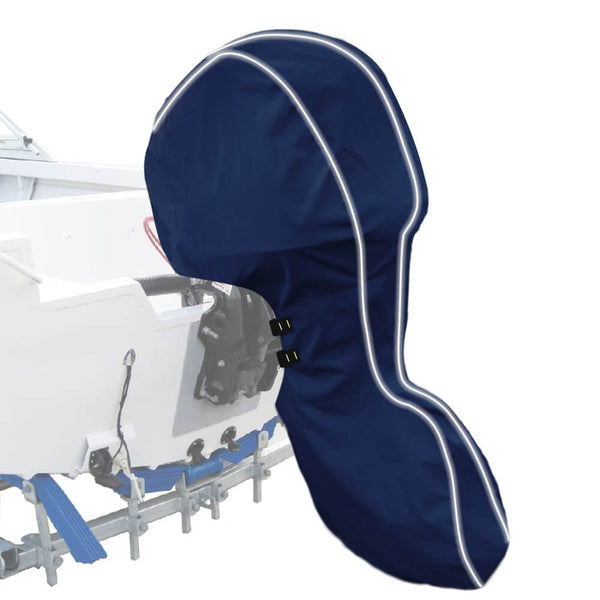 Zenicham 600D Full Outboard Motor Cover,Waterproof Boat Cover For
